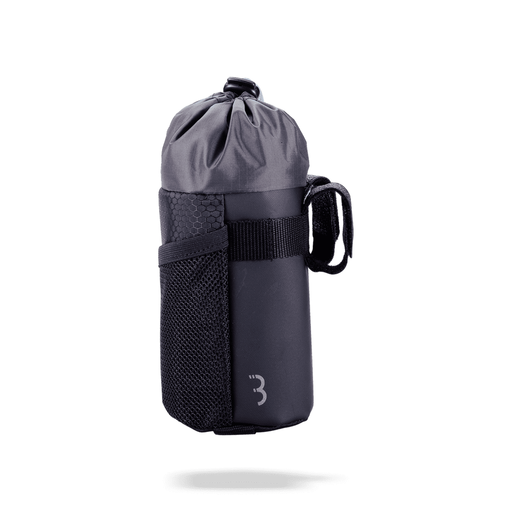 Black, snack and water bottle carrying bag for your handlebars from BBB. BSB-20