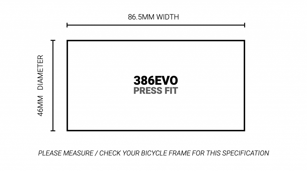 Praxis M30 THRU Bottom Bracket - 386 EVO