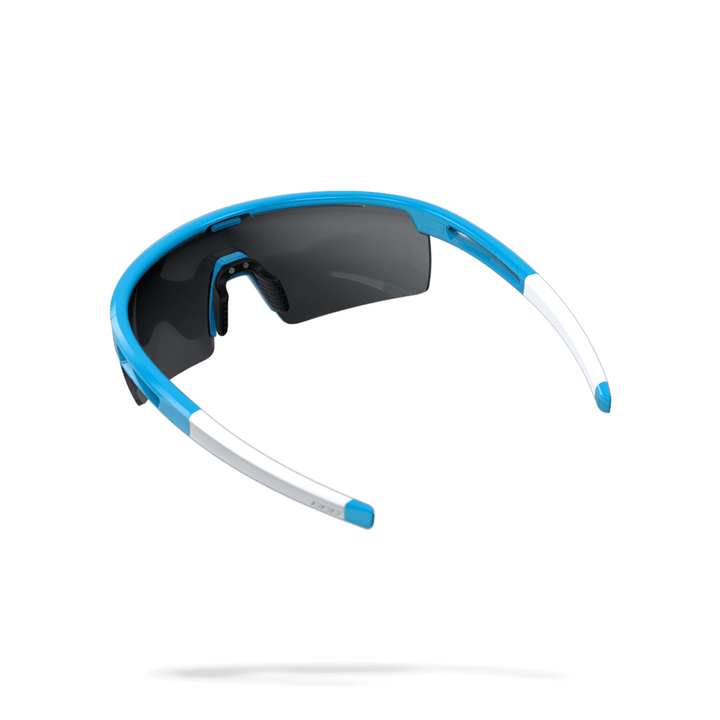 Blue and white cycling sunglasses from BBB. BSG-57