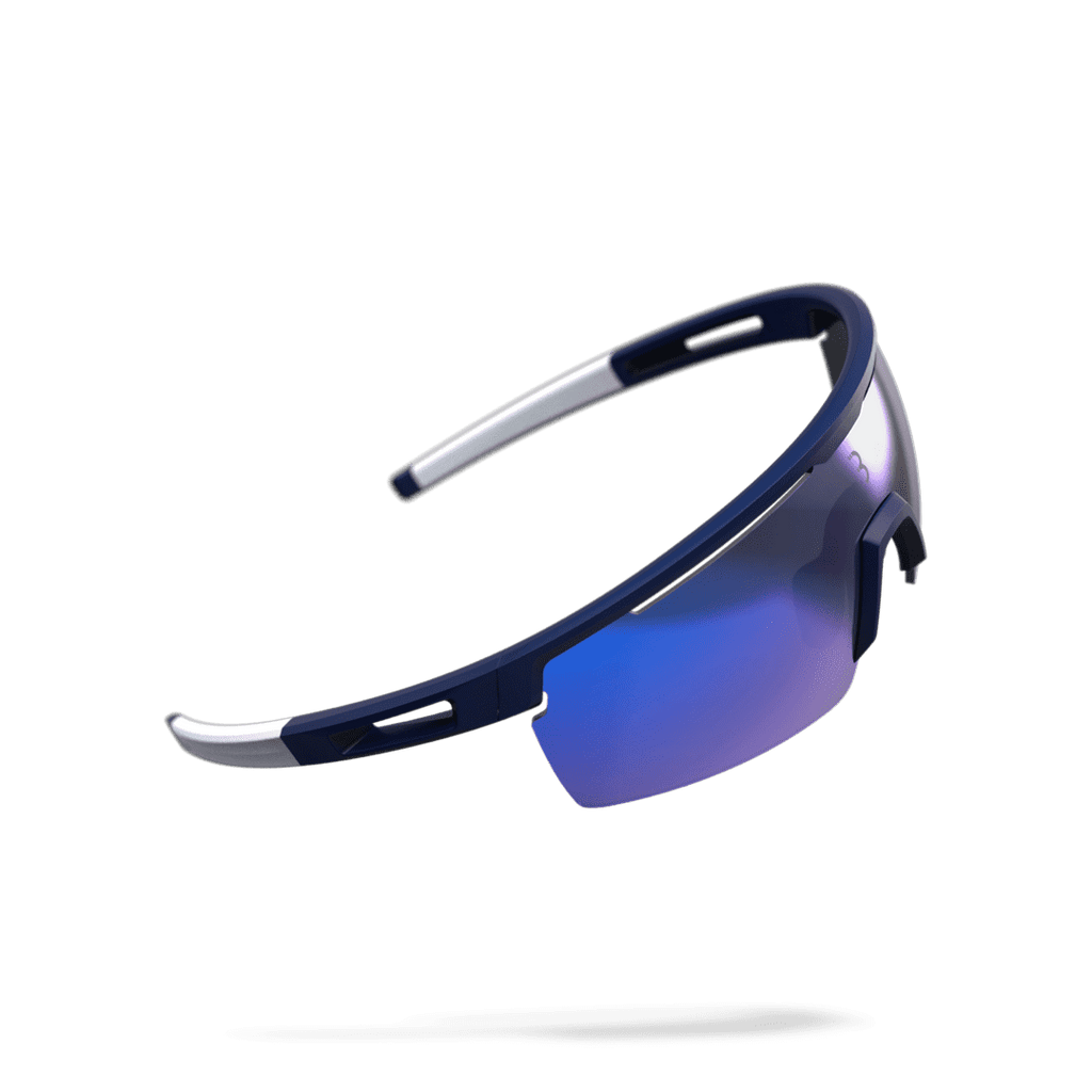 Dark blue and white cycling sunglasses from BBB. BSG-57