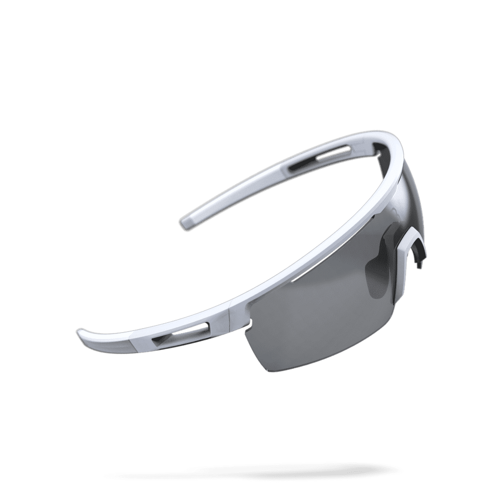 White cycling sunglasses from BBB. BSG-57