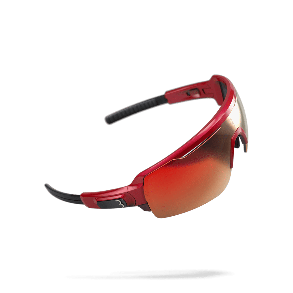 Red and black cycling sunglasses from BBB. BSG-61