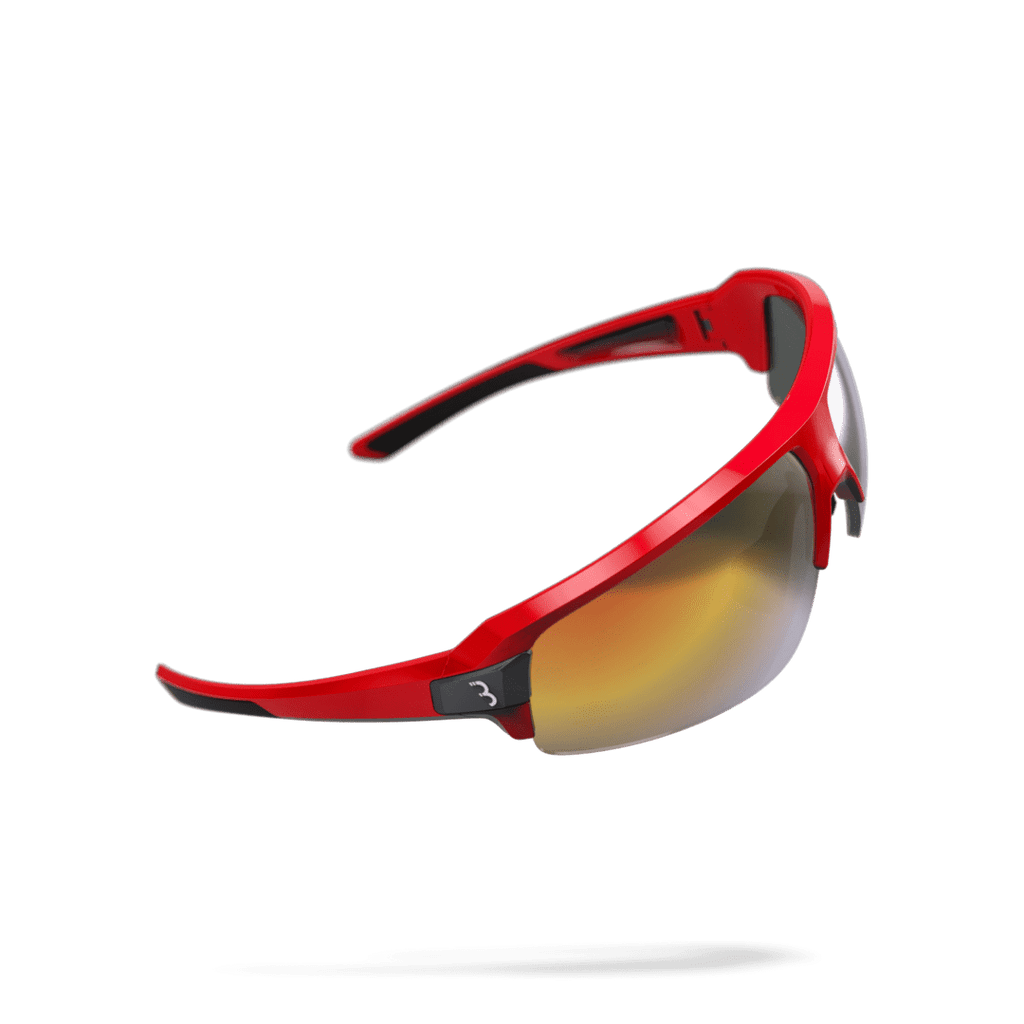 Red and black cycling sunglasses from BBB. BSG-62