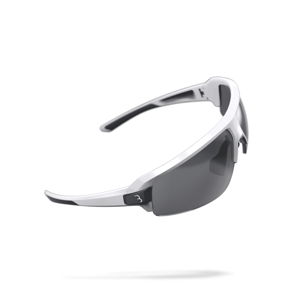 White and black cycling sunglasses from BBB. BSG-62
