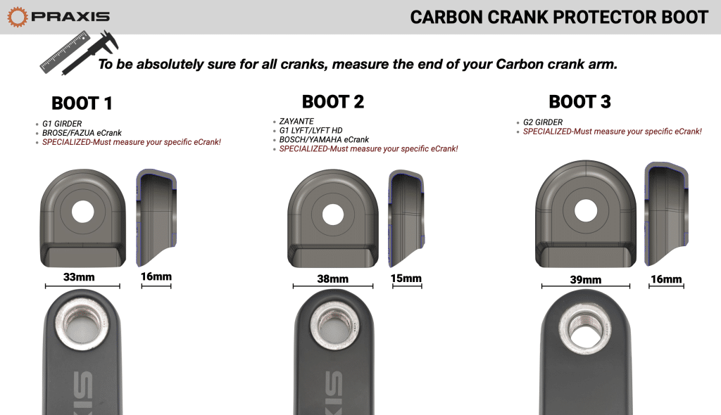 Praxis Crank Protector Boots