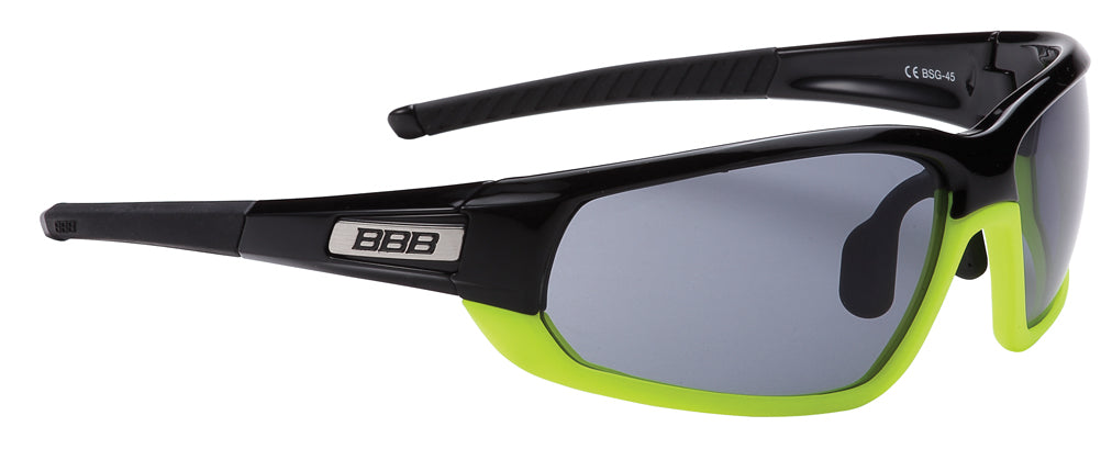 Black and yellow cycling sunglasses from BBB. BSG-45
