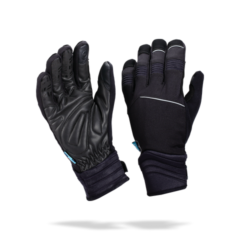 Black winter cycling gloves from BBB. BWG-32