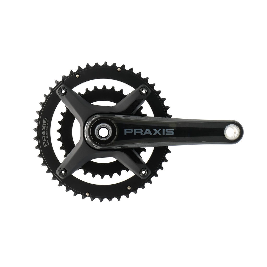 在庫あ好評Praxis works zayante carbon マイクロコンパクト クランク 48/32T 165mm M30 未使用品 セット